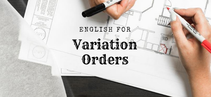 English for Variation Orders